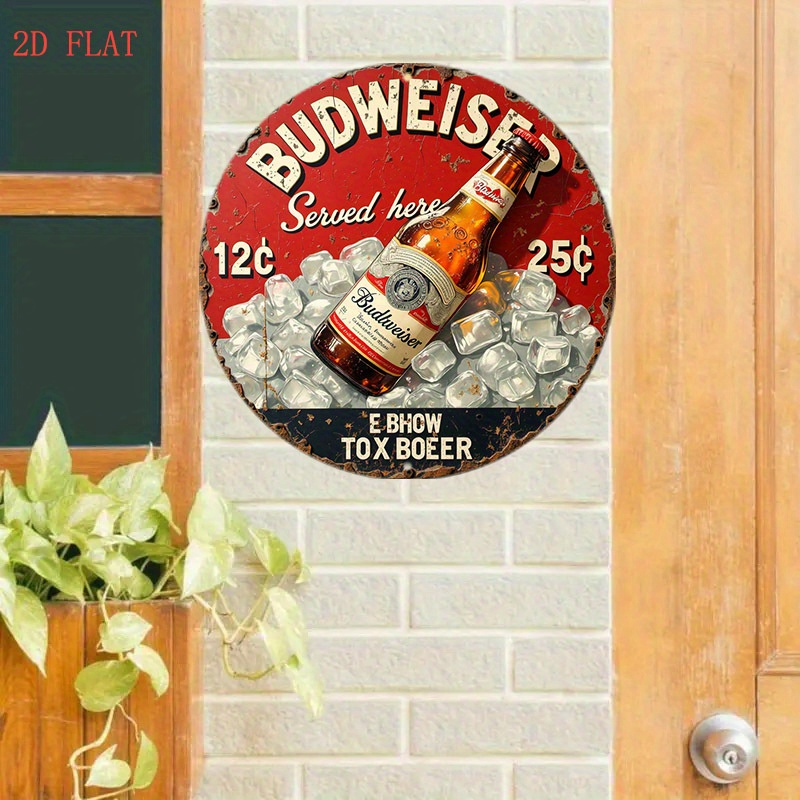 1pc Vintage Beer Logo Metal Wa – обзор и цена Vintage Fashion Plates