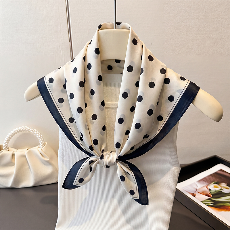 Vintage Polka Dot Print Square – обзор и цена Vintage Fashion Hijab