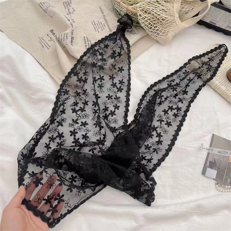 Women Lace Triangle Scarf Swee – обзор и цена Vintage Fashion Hijab