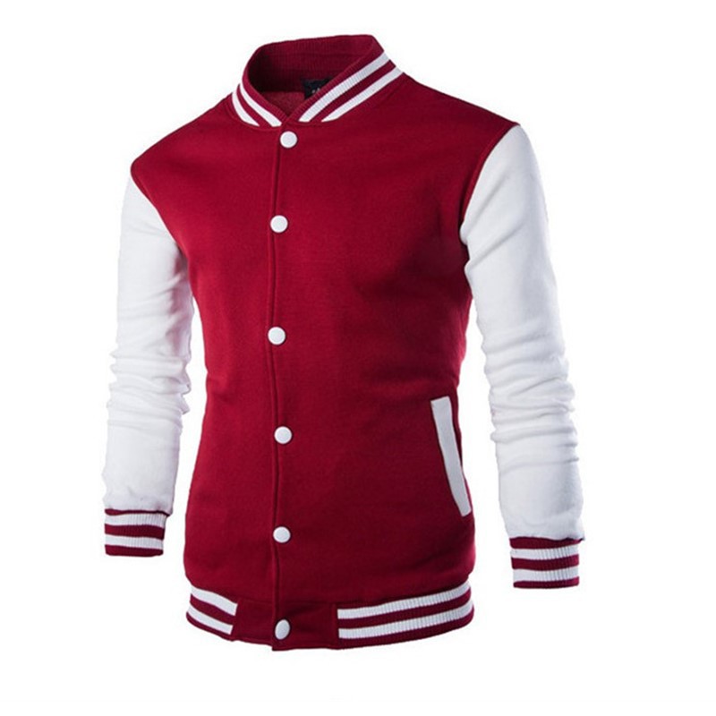 Hoodies Men Baseball Jacket Me – обзор и цена Varsity Jacket Wool