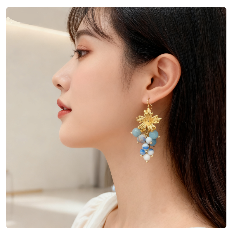 Turquoise Grape Cluster Stud E – обзор и цена Vintage Fashion Influencer