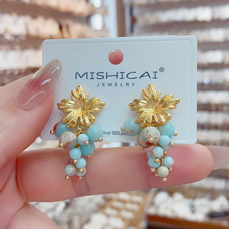 Turquoise Grape Cluster Stud E – обзор и цена Vintage Fashion Influencer