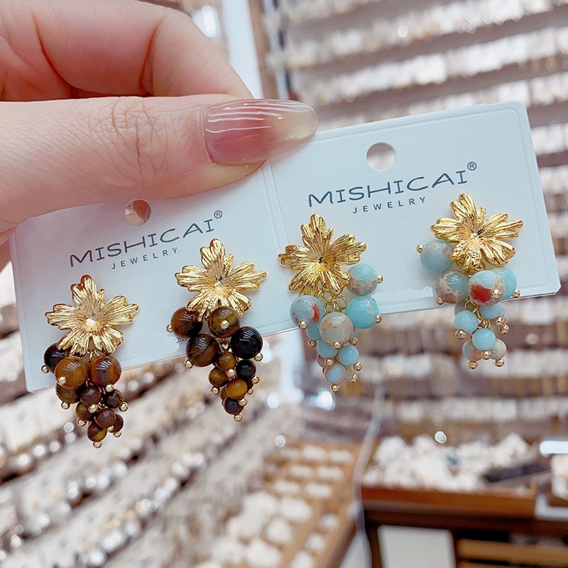 Turquoise Grape Cluster Stud E – обзор и цена Vintage Fashion Influencer