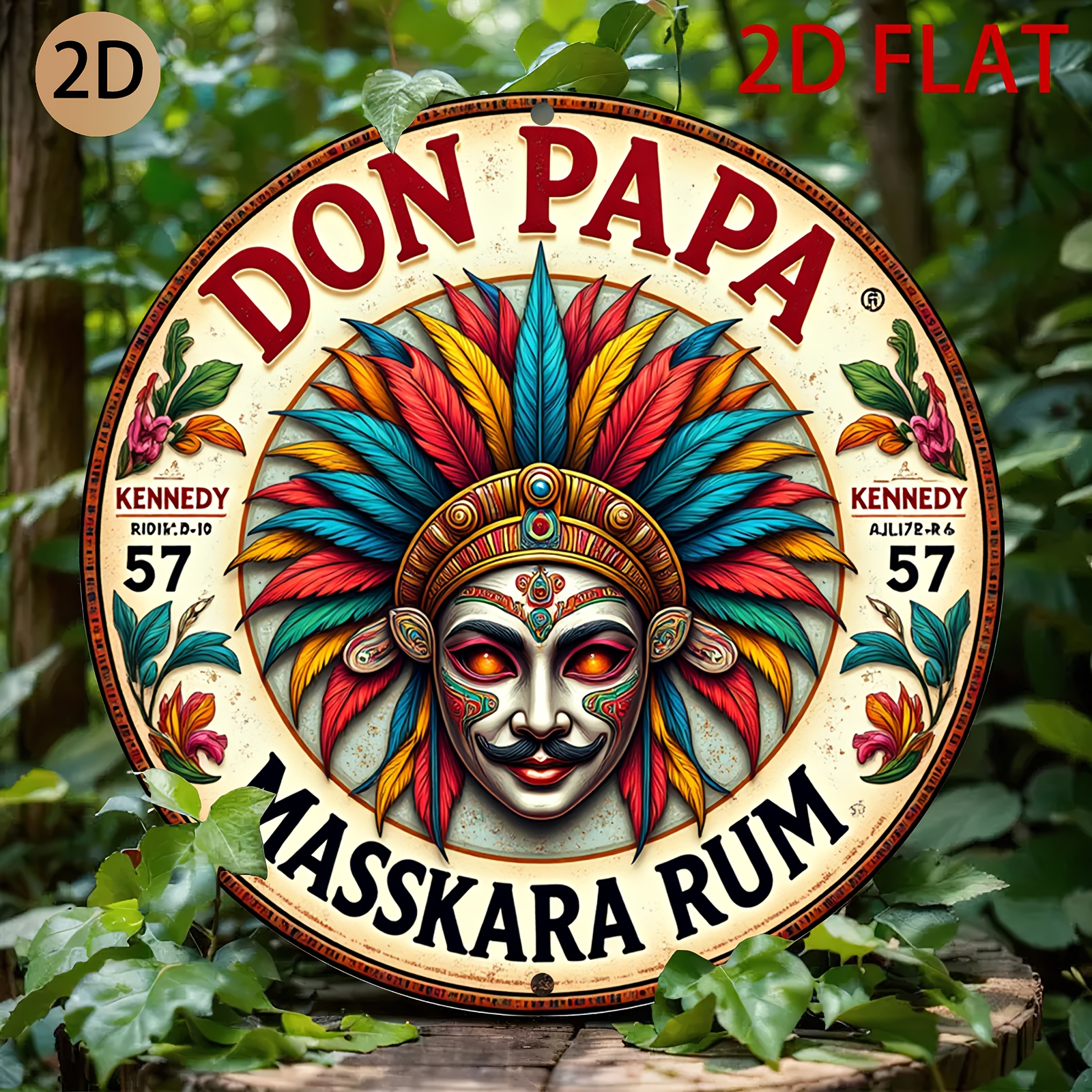 Vintage Don Papa Masskara Rum  – обзор и цена Vintage Fashion Plates