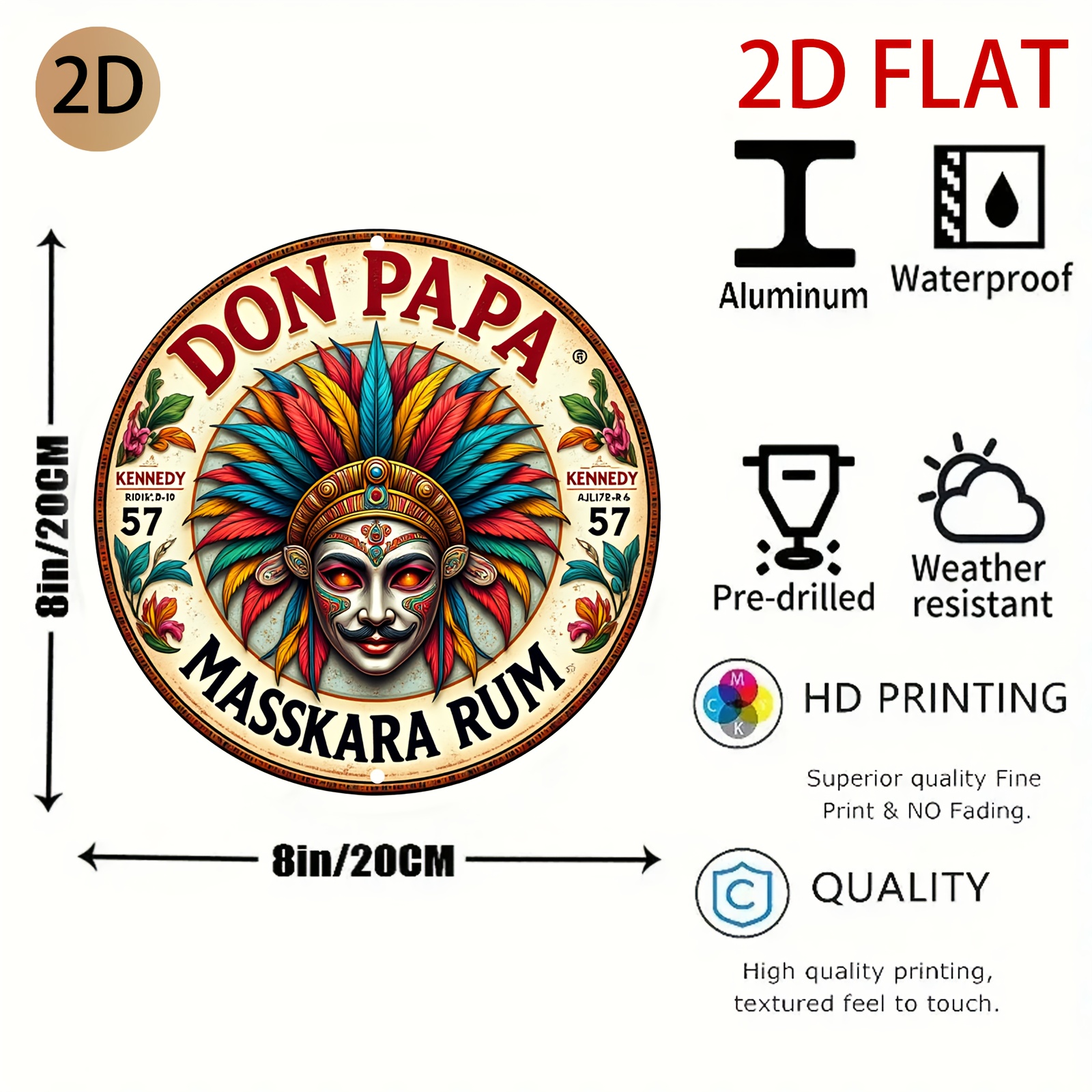 Vintage Don Papa Masskara Rum  – обзор и цена Vintage Fashion Plates