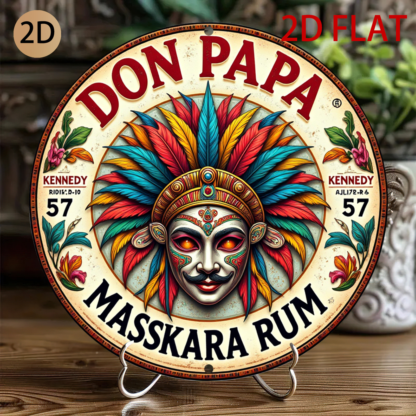 Vintage Don Papa Masskara Rum  – обзор и цена Vintage Fashion Plates