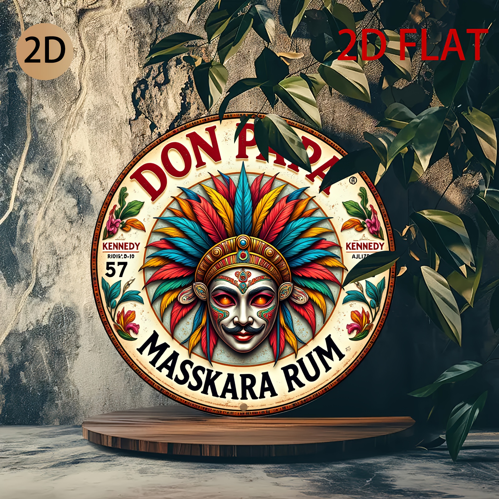 Vintage Don Papa Masskara Rum  – обзор и цена Vintage Fashion Plates