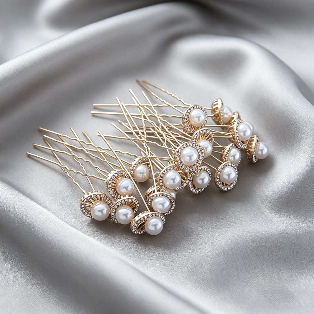 20Pcs Fashion Gold Faux Pearl  – обзор и цена Vintage Fashion Accessories