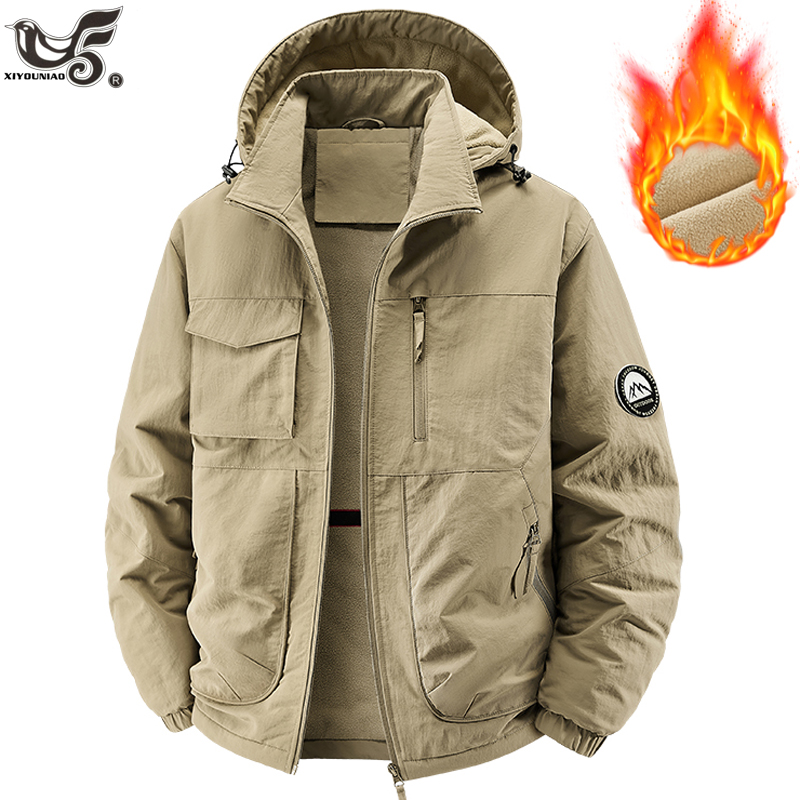 Men Parkas Thick Warm Hooded C – обзор и цена Varsity Jacket Wool