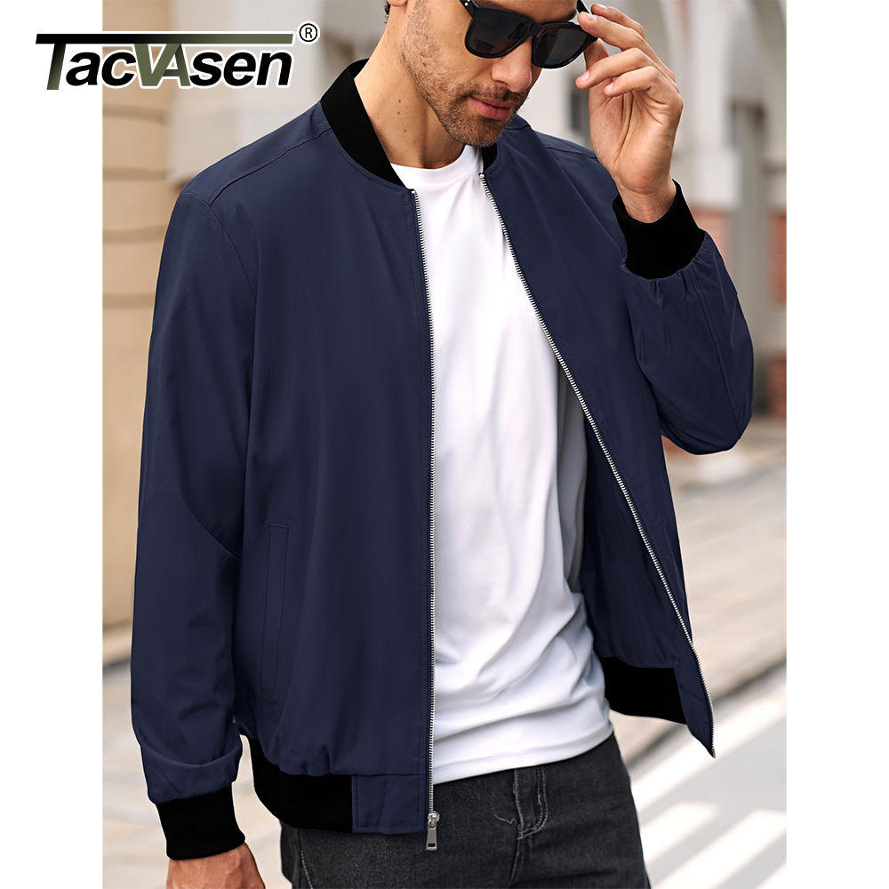 TACVASEN Men's Varsity Jacket  – обзор и цена Varsity Jacket Wool