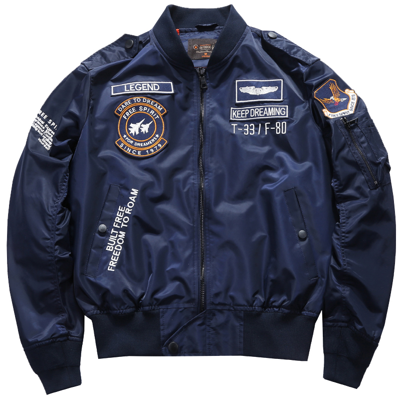 Men's Spring Tactical Army MA- – обзор и цена Varsity Jacket Wool