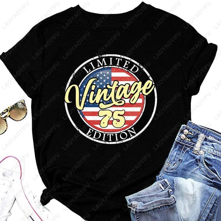 Vintage 1975 T-Shirts for Wome – обзор и цена Vintage Fashion Meaning
