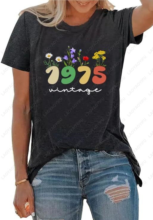 Vintage 1975 T-Shirts for Wome – обзор и цена Vintage Fashion Meaning