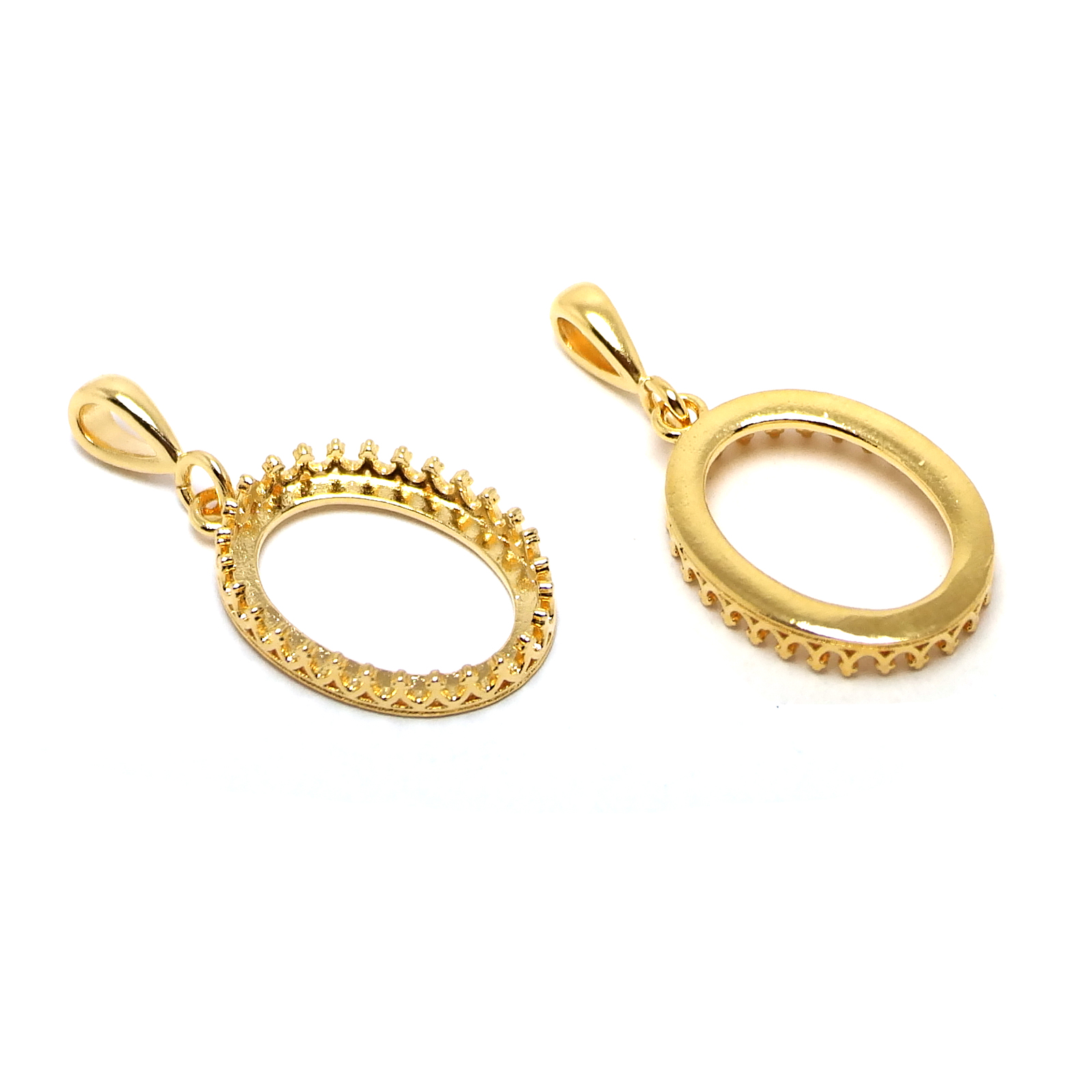 2pcs Crown Drop Necklace Charm – обзор и цена Vintage Fashion Accessories