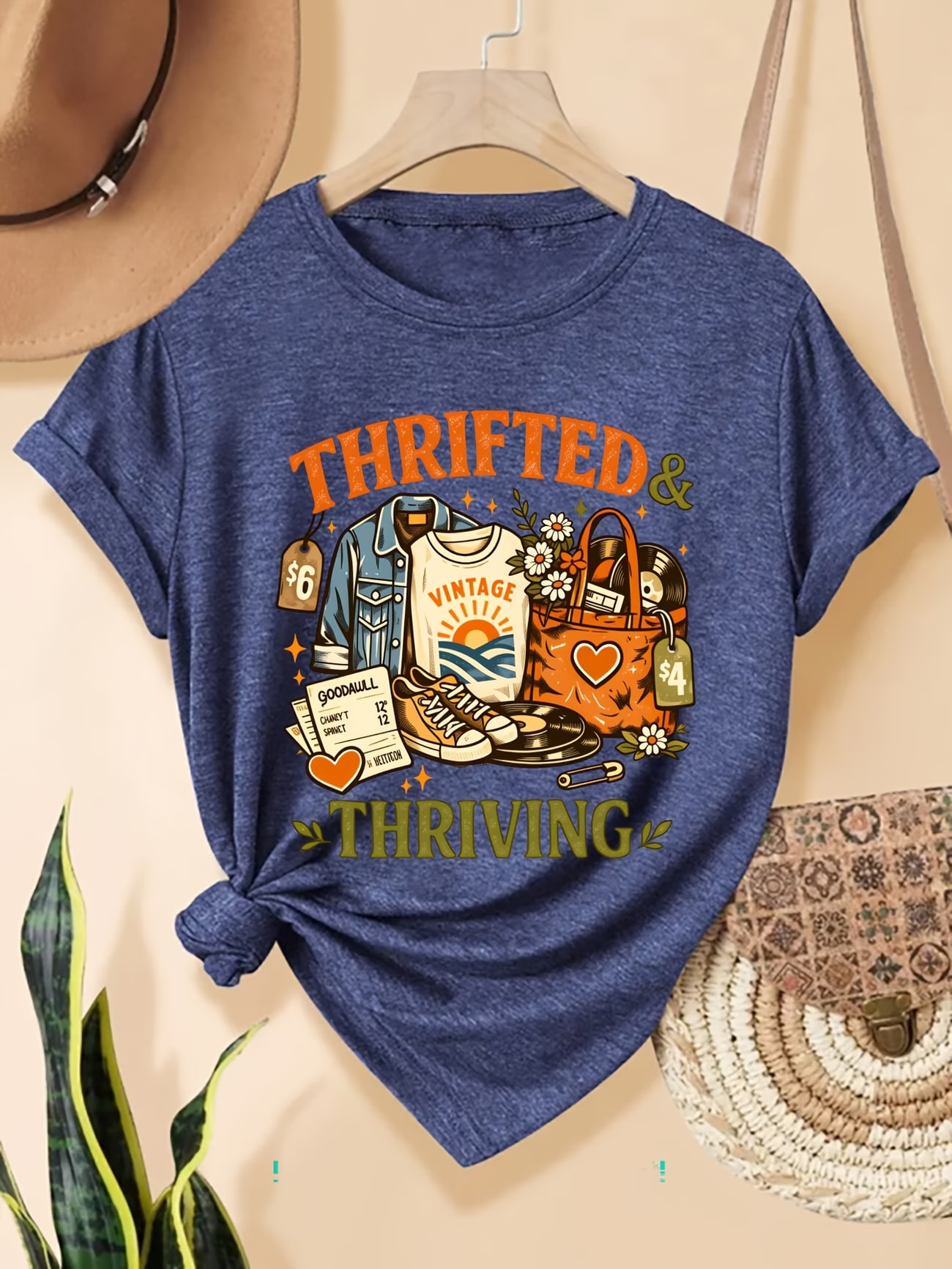 Plus size women's short sleeve – обзор и цена Vintage Fashion Thrift