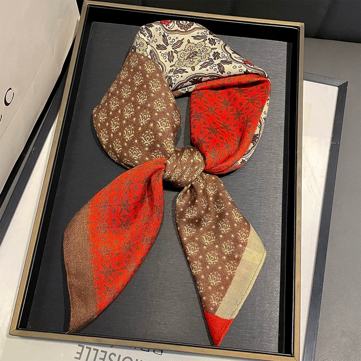 68cm Small Square Feminine Sca – обзор и цена Vintage Fashion Hijab