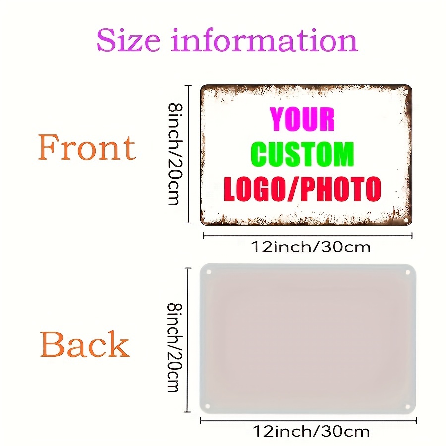 Custom Your Logo/Photo Metal T – обзор и цена Vintage Fashion Plates