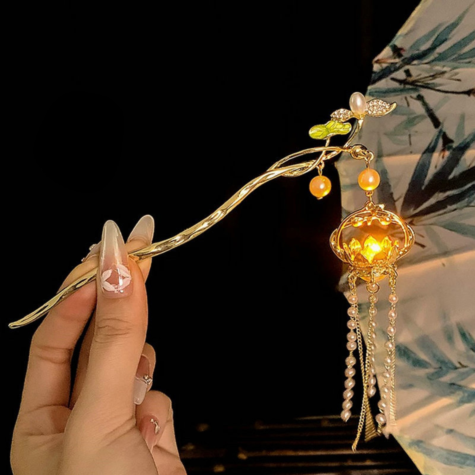 Luminous Flower Hairpin For Wo – обзор и цена Vintage Fashion Accessories