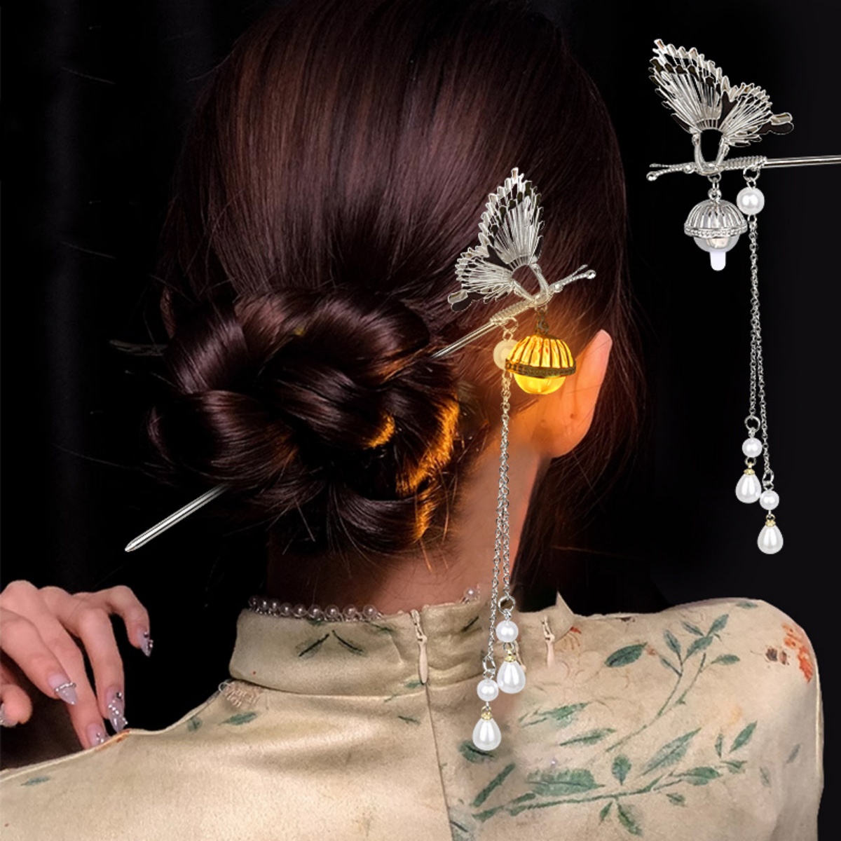 Luminous Flower Hairpin For Wo – обзор и цена Vintage Fashion Accessories