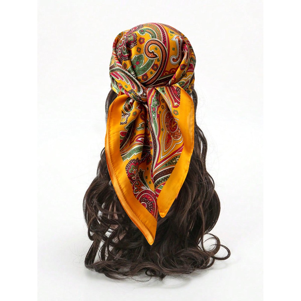 New Luxury Print Imitation Sil – обзор и цена Vintage Fashion Hijab