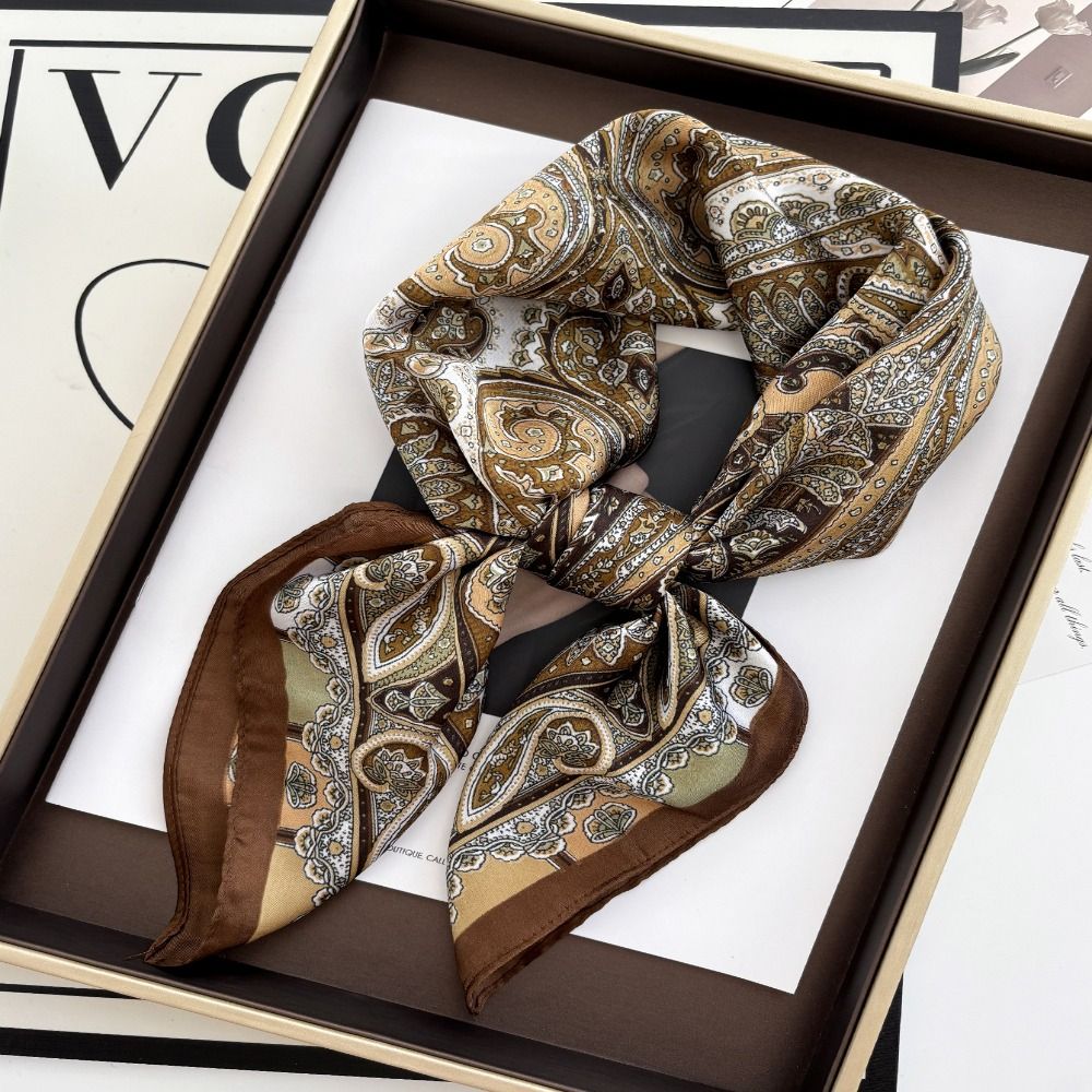 New Luxury Print Imitation Sil – обзор и цена Vintage Fashion Hijab