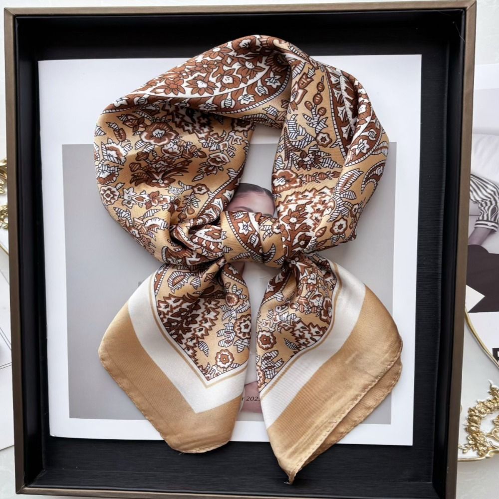 New Luxury Print Imitation Sil – обзор и цена Vintage Fashion Hijab