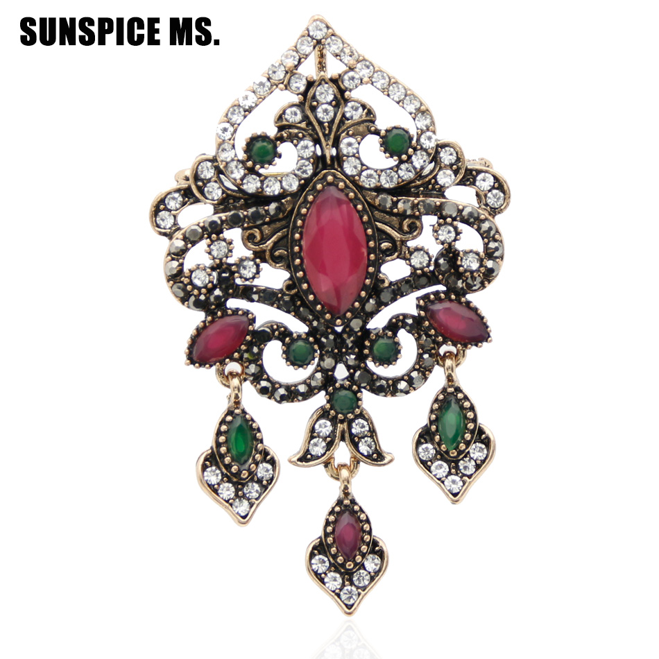 Sunspicems Turkish Women Brooc – обзор и цена Vintage Fashion Hijab