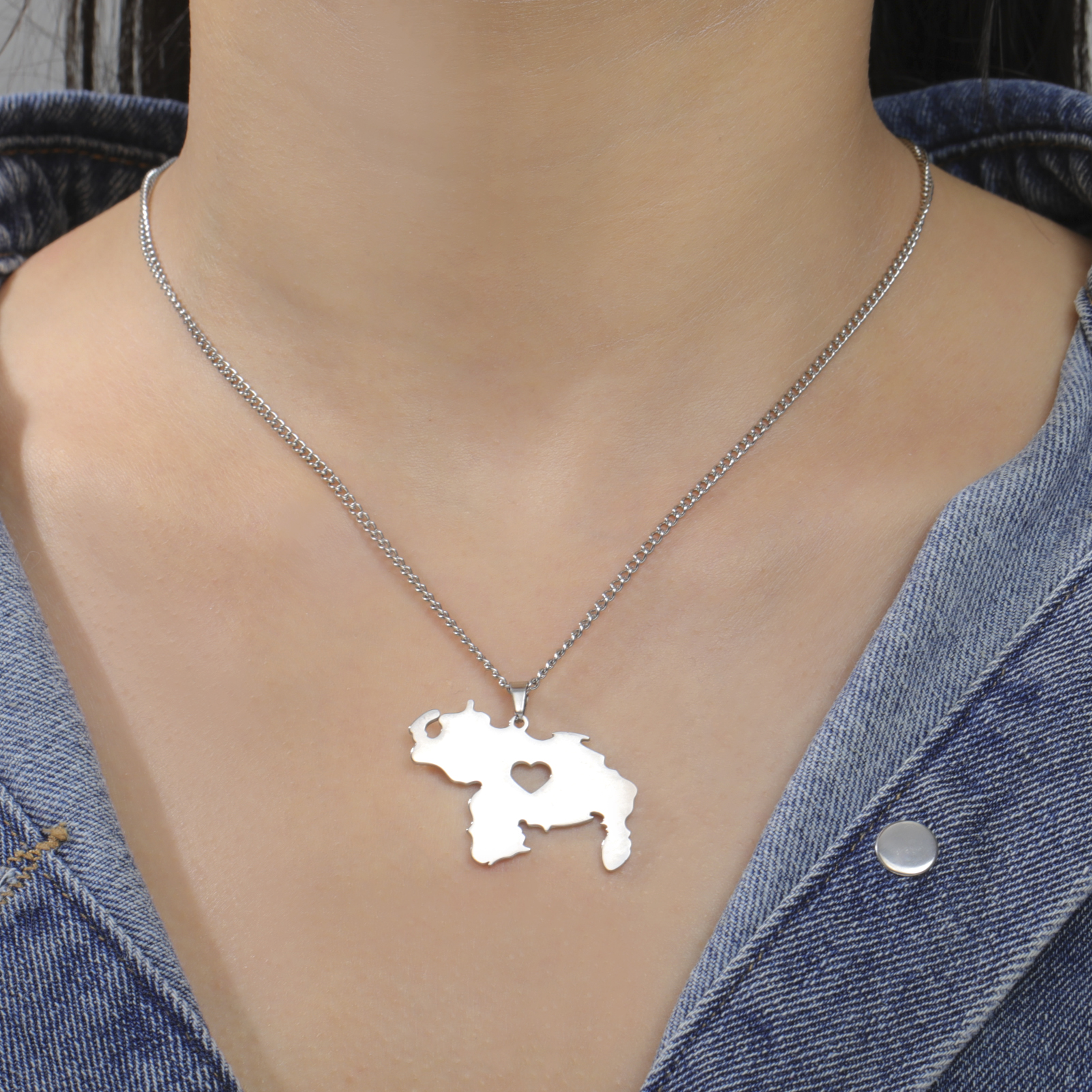 LIKGREAT Venezuela Map Necklac – обзор и цена Vintage Fashion Meaning