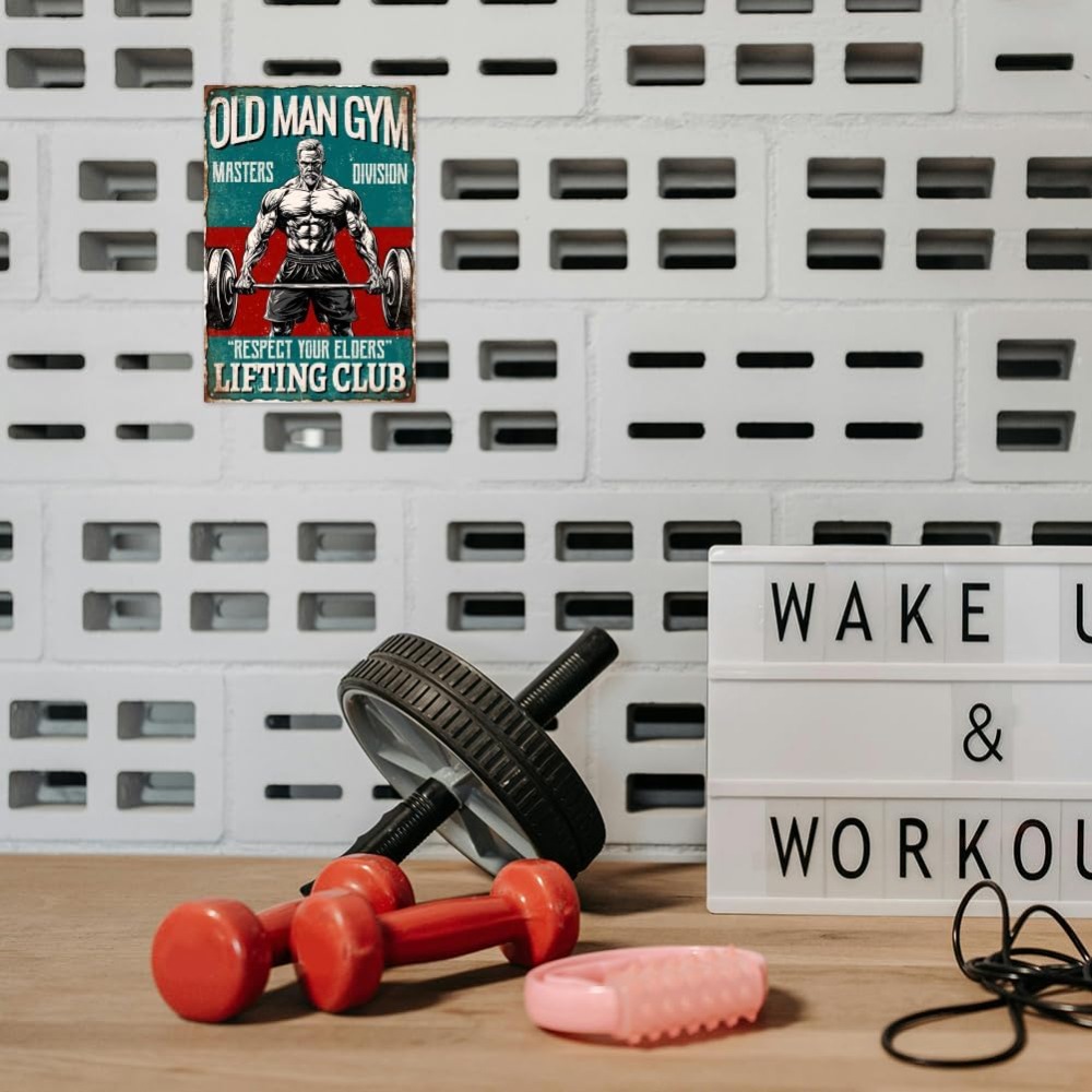Vintage Old Man Gym Metal Tin  – обзор и цена Vintage Fashion Plates