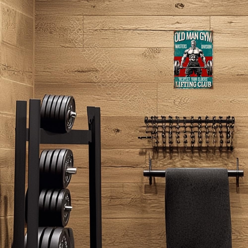 Vintage Old Man Gym Metal Tin  – обзор и цена Vintage Fashion Plates