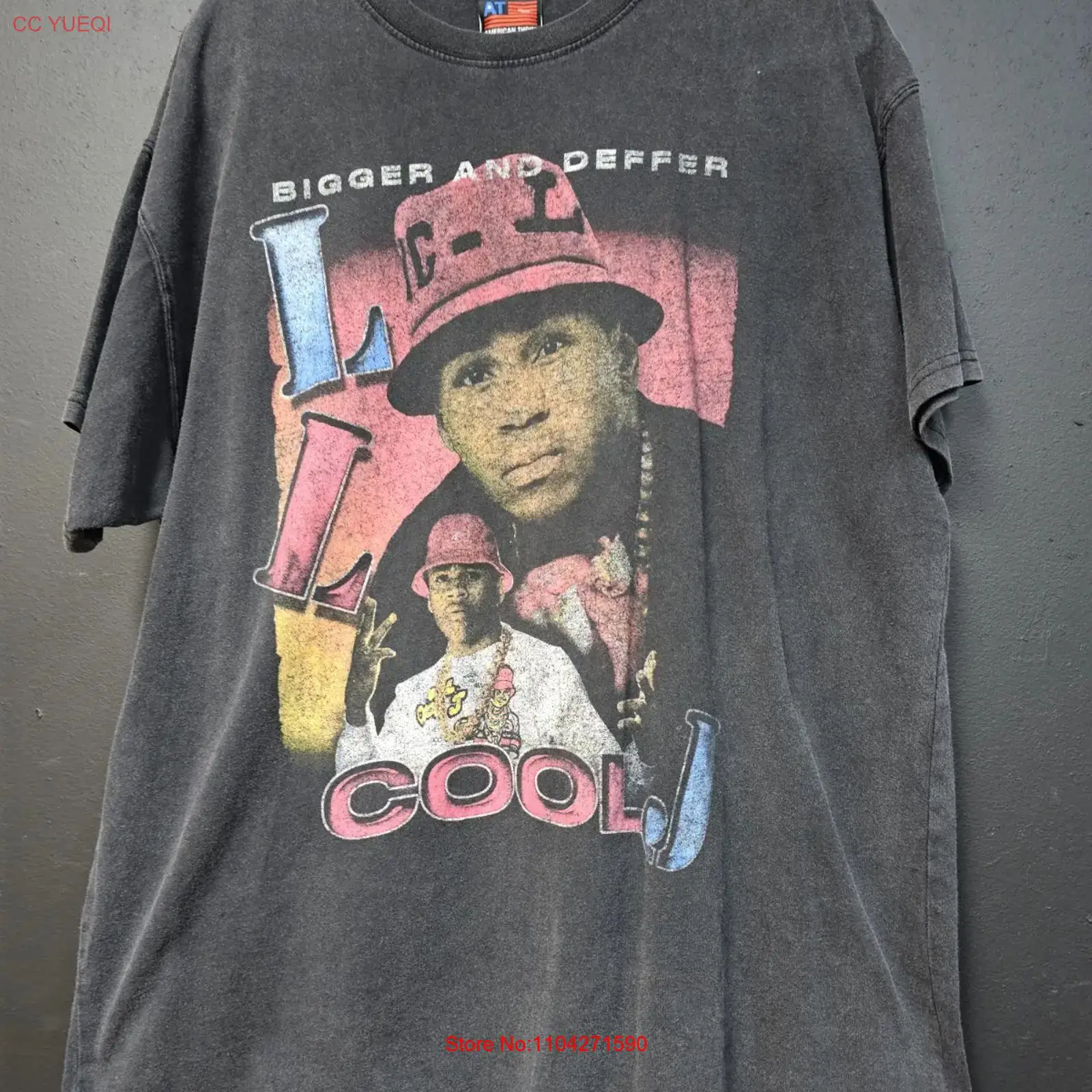 LL Cool J T Shirt Large Americ – обзор и цена Vintage Fashion Thrift