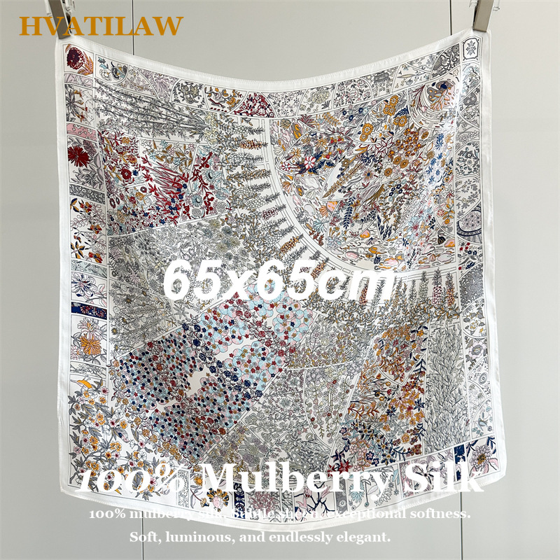 100% Pure Mulberry Silk Scarf  – обзор и цена Vintage Fashion Hijab