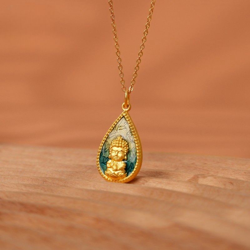 Medicine Buddha Enamel Necklac – обзор и цена Vintage Fashion Meaning