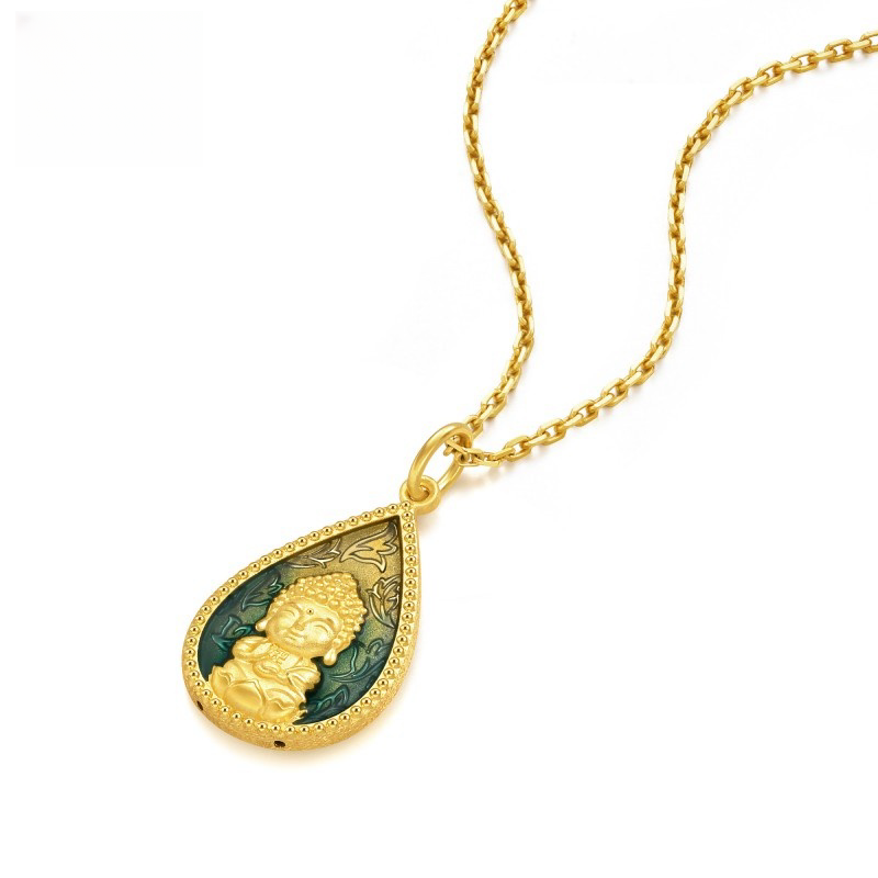 Medicine Buddha Enamel Necklac – обзор и цена Vintage Fashion Meaning