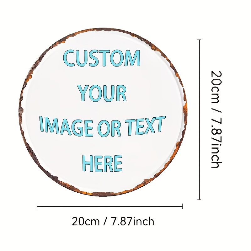 Custom Round Metal Tin Sign, P – обзор и цена Vintage Fashion Plates